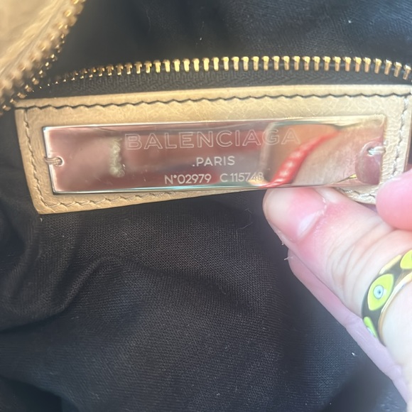 Balenciaga bag - tan - 2012 - vintage look